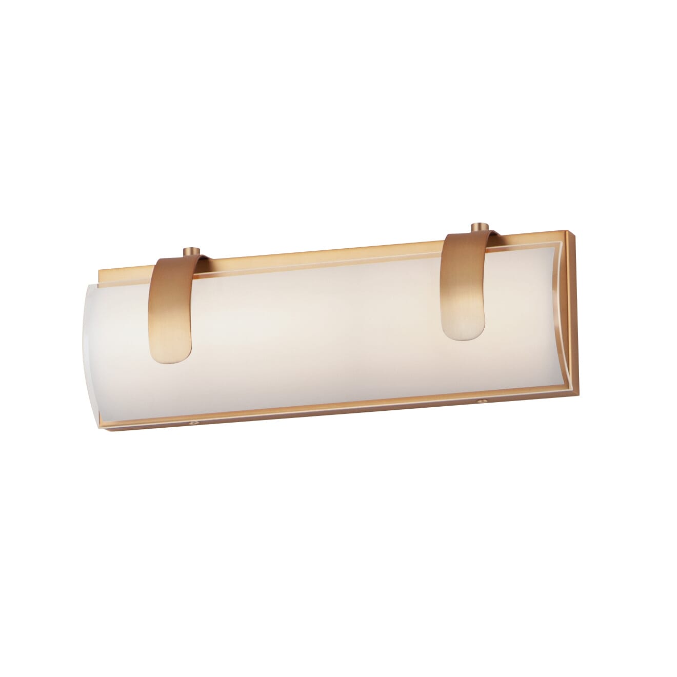 Clutch 1-Light LED Bathroom Vanity Light Vanity in Gold