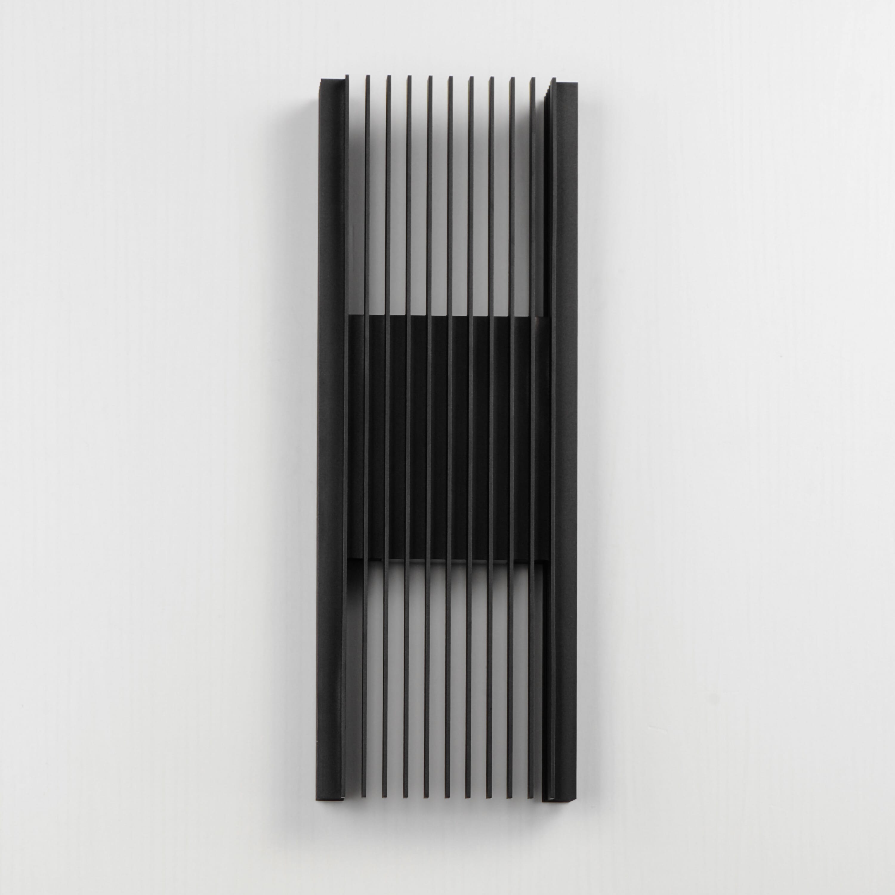 ET2 Lighting Rampart 2-Light Outdoor Wall Mount in Black