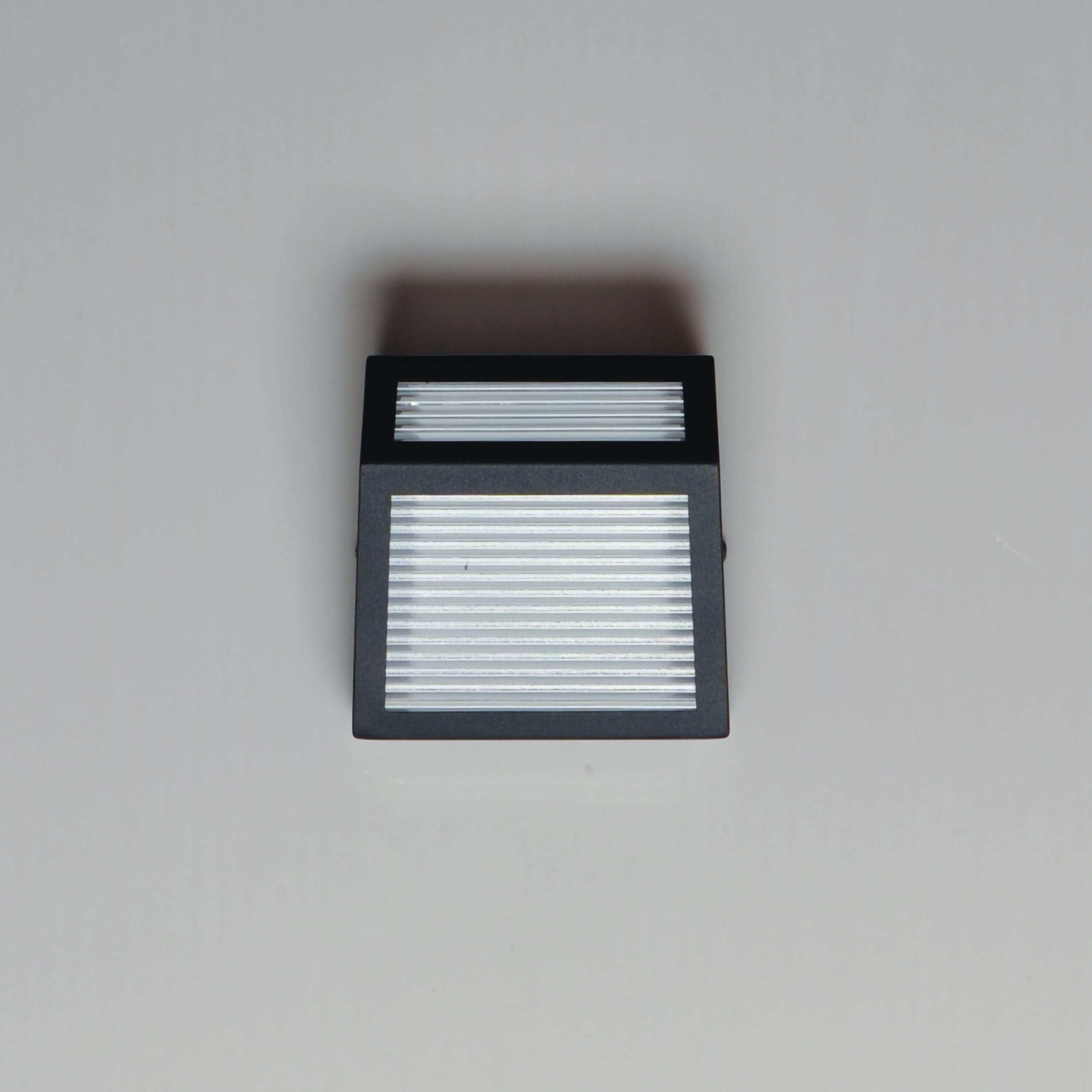 ET2 Lighting Totem 2-Light Outdoor Wall Mount in Black