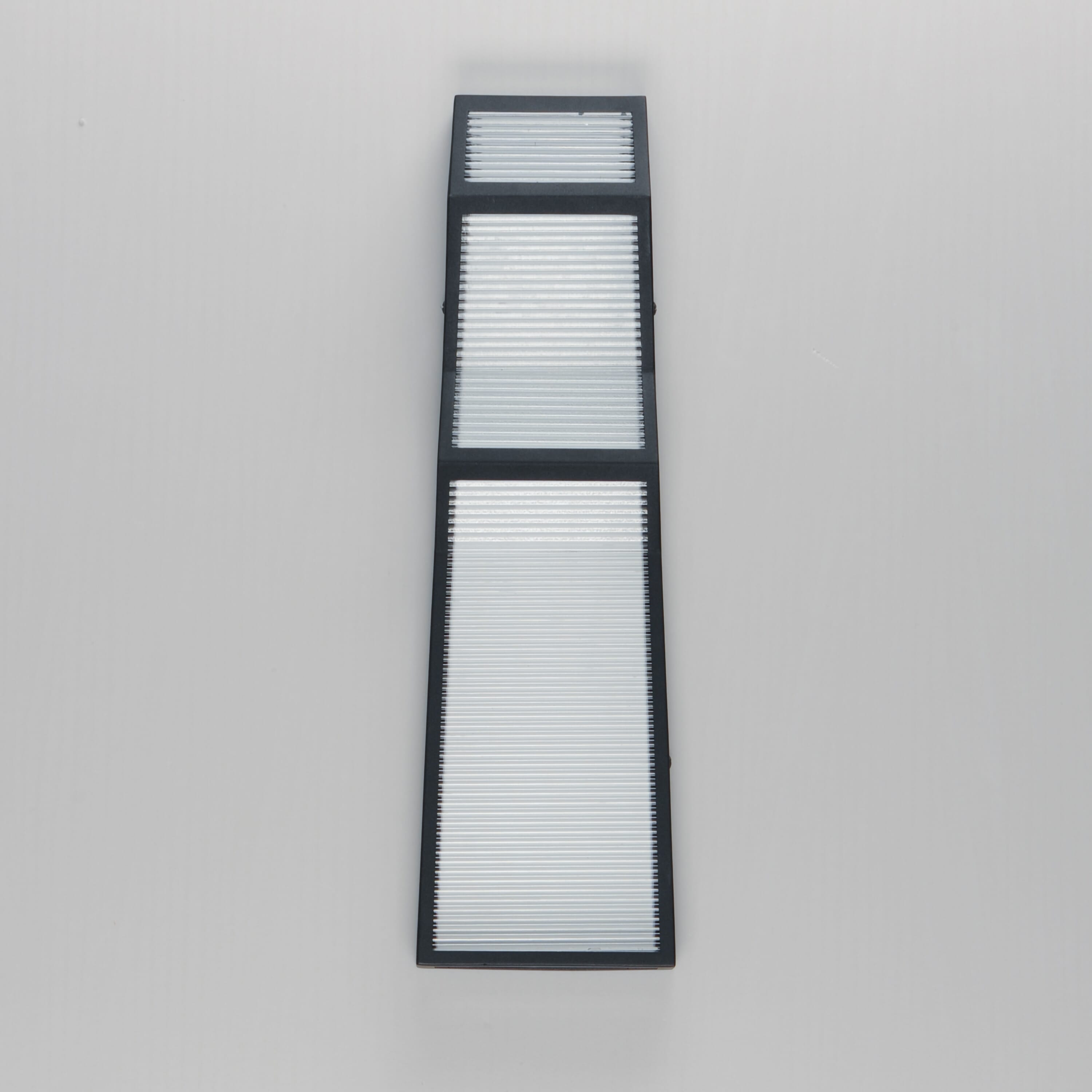 ET2 Lighting Totem 2-Light Outdoor Wall Mount in Black