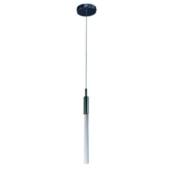 ET2 Scepter 4.75" Bubble Glass Mini Pendant in Black Chrome ET2 Scepter 4.75" Bubble Glass Mini Pendant in Black Chrome