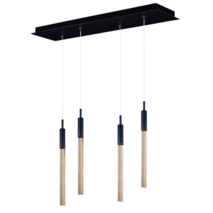 ET2 Scepter 25" 4-Light Linear Pendant in Anodized Bronze ET2 Scepter 25" 4-Light Linear Pendant in Anodized Bronze