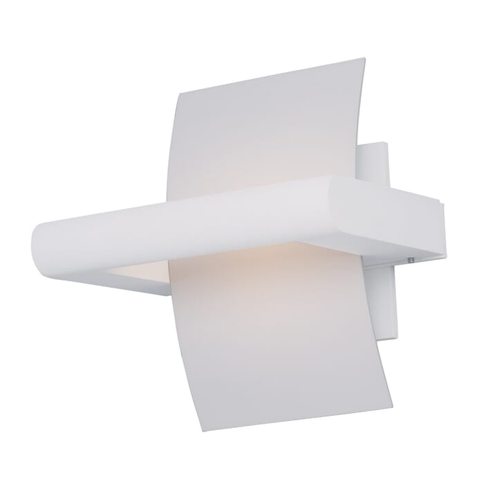 ET2 Alumilux 1-Light Wall Sconce in White ET2 Alumilux 1-Light Wall Sconce in White