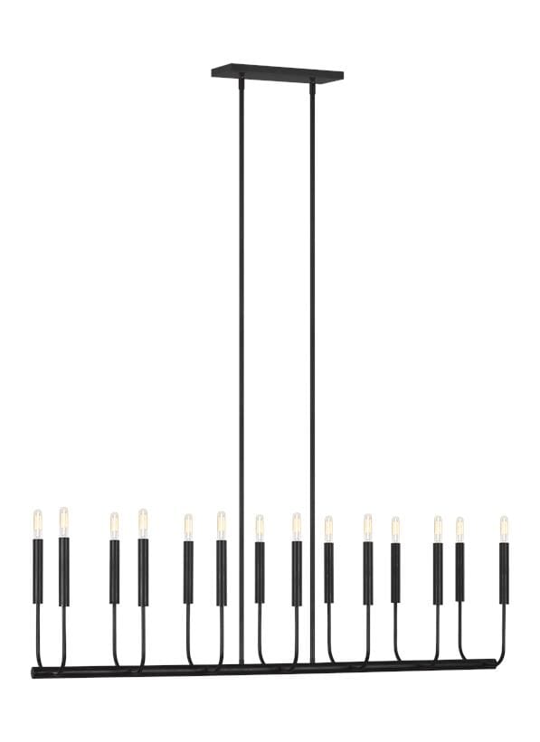 Generation Lighting Brianna 14-Light Kitchen Island Light in Aged Iron by Ellen Degeneres