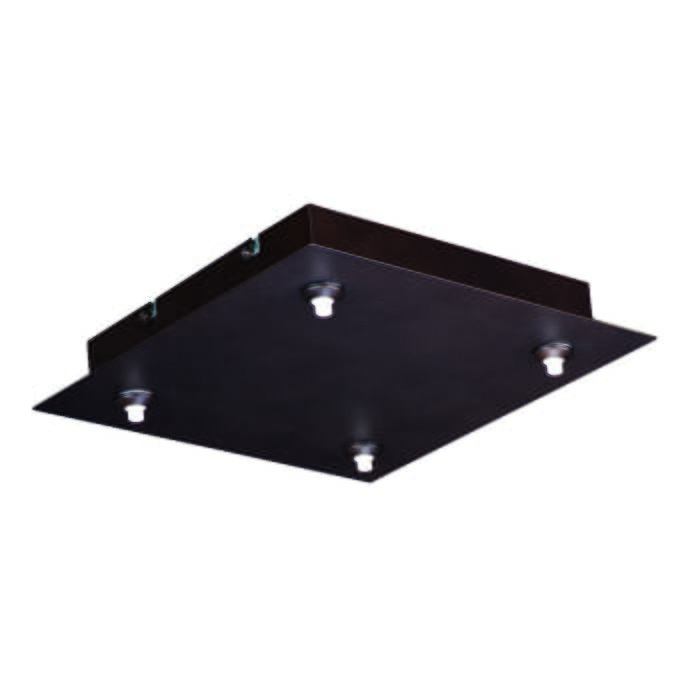 ET2 RapidJack Xenon 4-Light Square Pendant in Bronze ET2 RapidJack Xenon 4-Light Square Pendant in Bronze