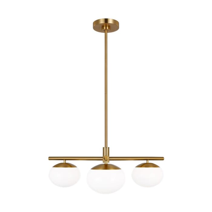 Generation Lighting Lune 3-Light Ceiling Light in Burnished Brass by Ellen Degeneres Generation Lighting Lune 3-Light Ceiling Light in Burnished Brass by Ellen Degeneres