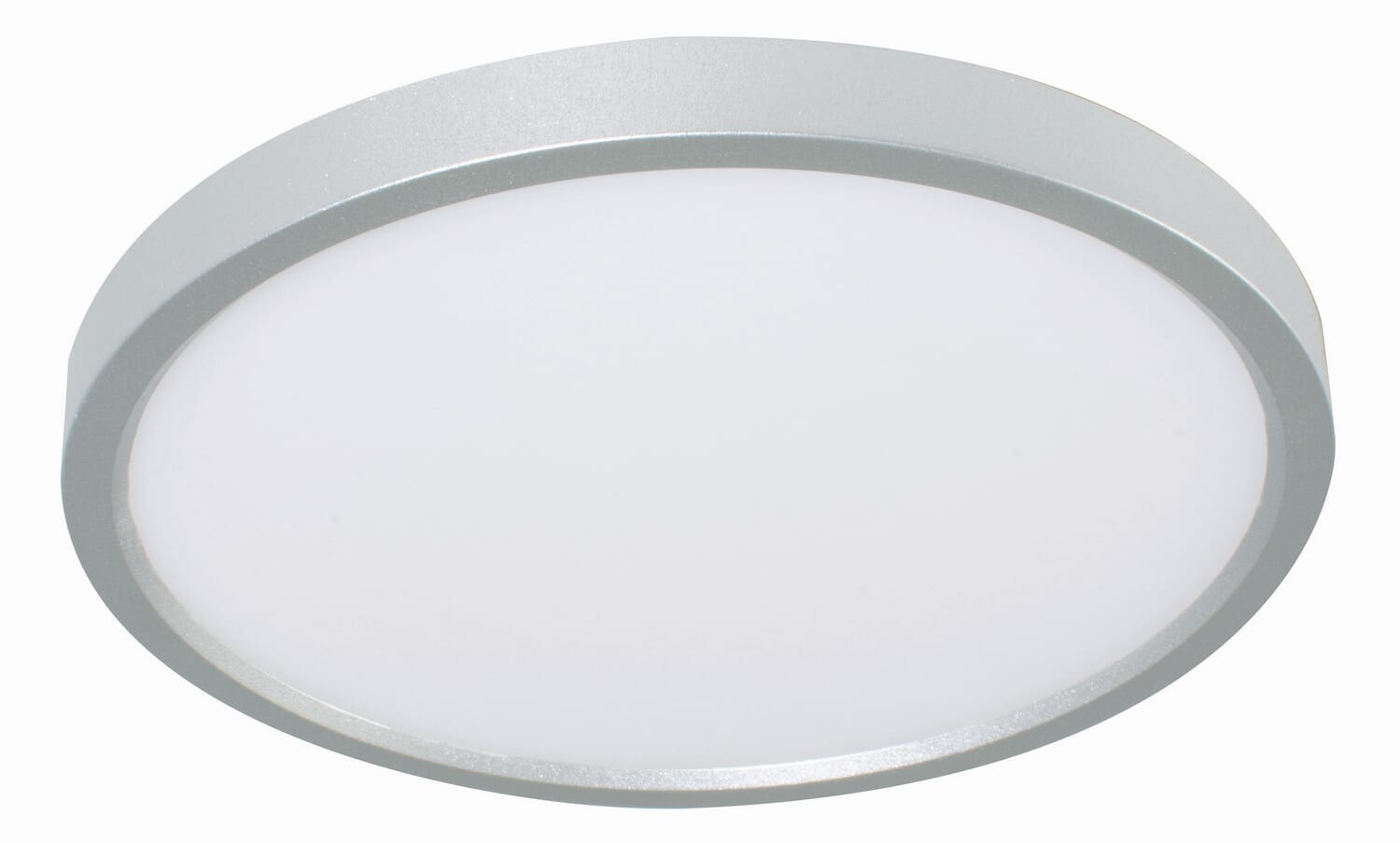 Edge Round LED Flush Mount in Satin Nickel