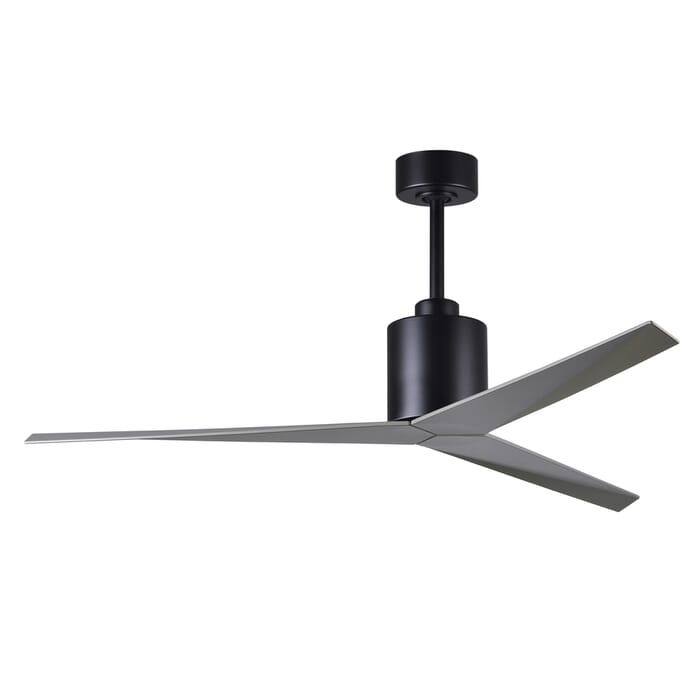 Eliza 6-Speed DC 56" Ceiling Fan in Matte Black with Brushed Nickel blades Eliza 6-Speed DC 56" Ceiling Fan in Matte Black with Brushed Nickel blades