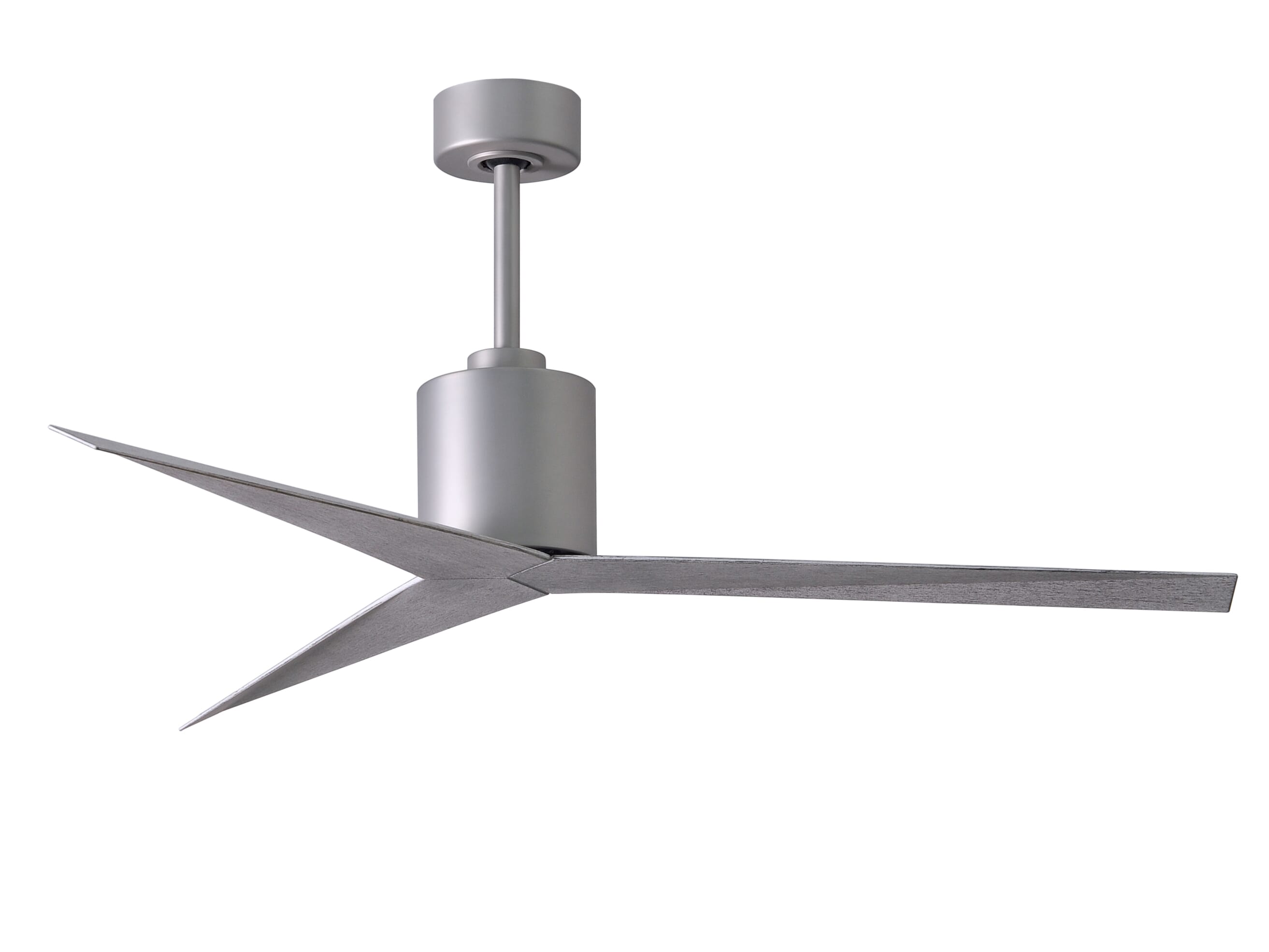 Eliza 6-Speed DC 56" Ceiling Fan in Brushed Nickel with Barn Wood Tone blades