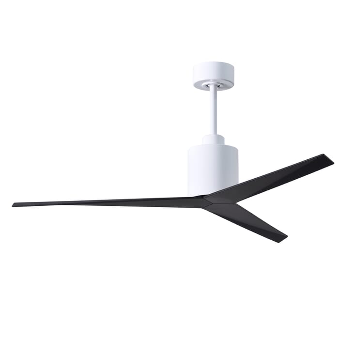 Eliza 6-Speed DC 56" Ceiling Fan in Gloss White with Matte Black blades Eliza 6-Speed DC 56" Ceiling Fan in Gloss White with Matte Black blades
