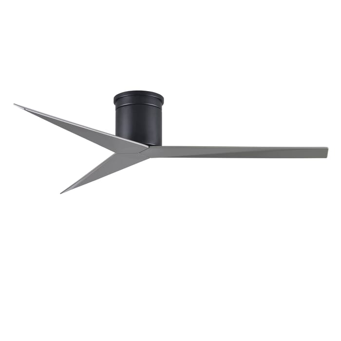 Eliza 6-Speed DC 56" Ceiling Fan in Matte Black with Brushed Nickel blades Eliza 6-Speed DC 56" Ceiling Fan in Matte Black with Brushed Nickel blades