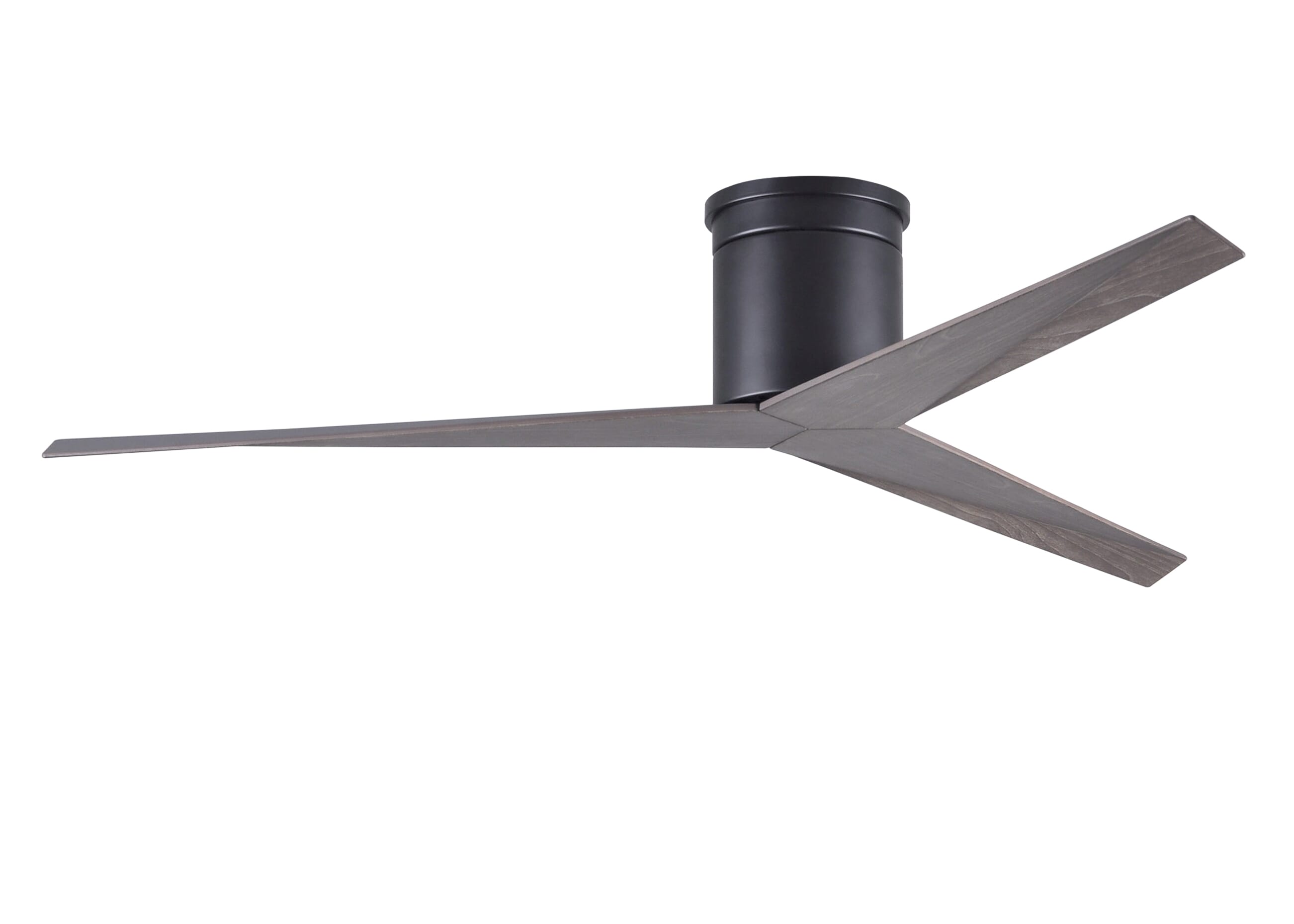 Eliza 6-Speed DC 56" Ceiling Fan in Matte Black with Old Oak Tone blades