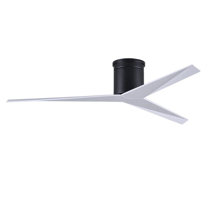 Eliza 6-Speed DC 56" Ceiling Fan in Matte Black with Gloss White blades Eliza 6-Speed DC 56" Ceiling Fan in Matte Black with Gloss White blades