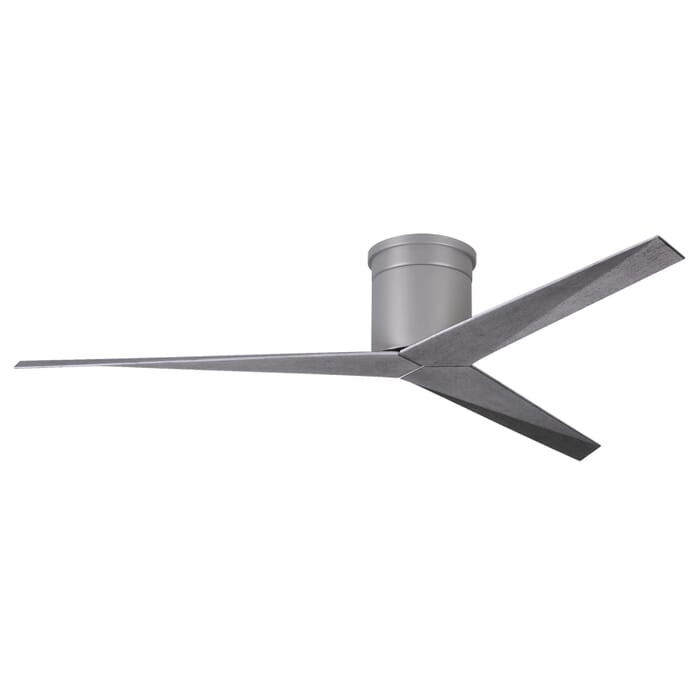 Eliza 6-Speed DC 56" Ceiling Fan in Brushed Nickel with Barn Wood Tone blades Eliza 6-Speed DC 56" Ceiling Fan in Brushed Nickel with Barn Wood Tone blades