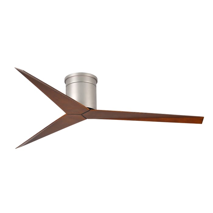 Eliza 6-Speed DC 56" Ceiling Fan in Brushed Nickel with Walnut Tone blades Eliza 6-Speed DC 56" Ceiling Fan in Brushed Nickel with Walnut Tone blades