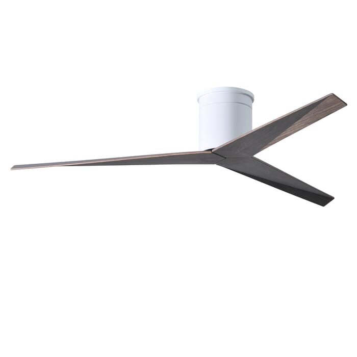 Eliza 6-Speed DC 56" Ceiling Fan in Gloss White with Old Oak Tone blades Eliza 6-Speed DC 56" Ceiling Fan in Gloss White with Old Oak Tone blades