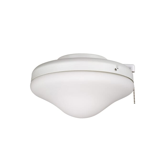 Craftmade All Weather Fan Light Kit in White with Opal Frost Glass Craftmade All Weather Fan Light Kit in White with Opal Frost Glass