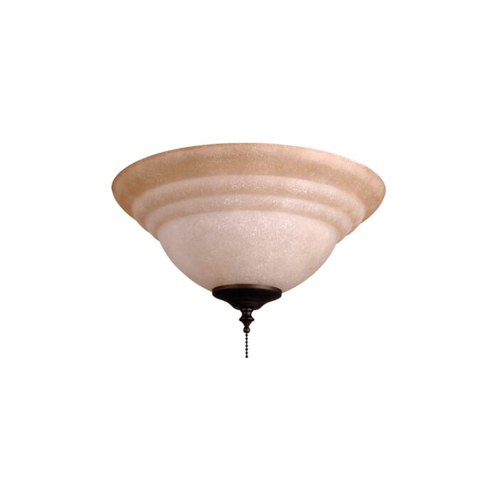 Craftmade Bowl Light Kit with Finials in Tea Stain Glass Craftmade Bowl Light Kit with Finials in Tea Stain Glass