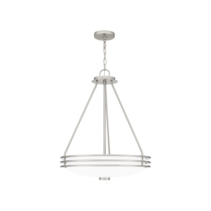 Quoizel Emile 4-Light Pendant Light in Brushed Nickel Quoizel Emile 4-Light Pendant Light in Brushed Nickel