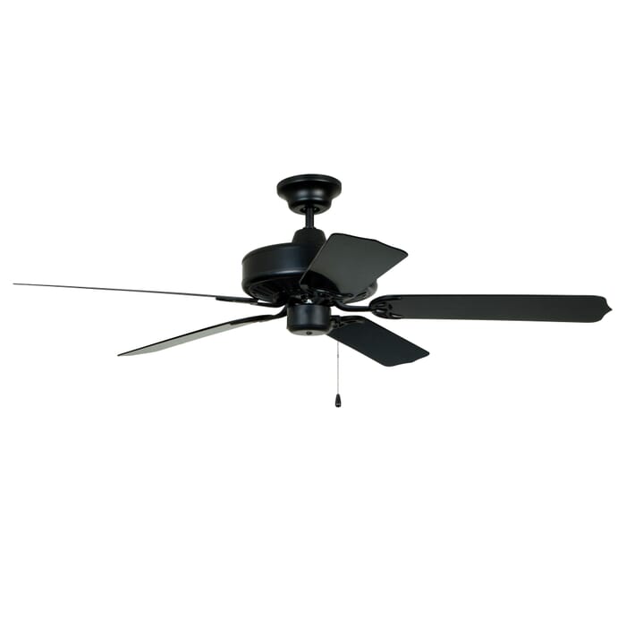 Craftmade 52" Enduro Plastic Ceiling Fan in Matte Black Craftmade 52" Enduro Plastic Ceiling Fan in Matte Black