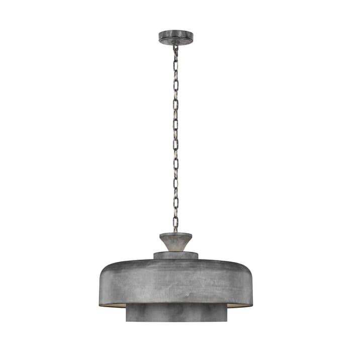 Generation Lighting Haymarket Pendant Light in Weathered Galvanized by Ellen Degeneres Generation Lighting Haymarket Pendant Light in Weathered Galvanized by Ellen Degeneres