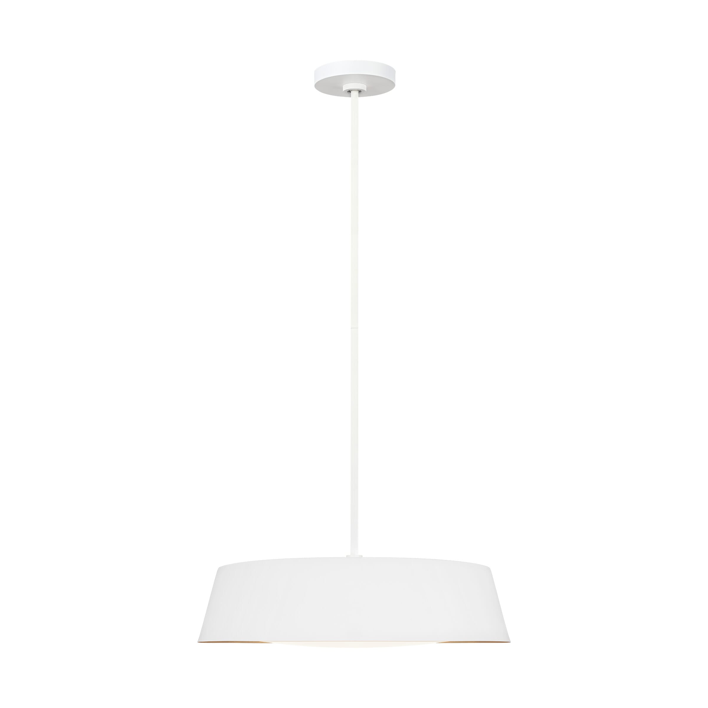 Generation Lighting Asher 5-Light Pendant Light in Matte White by Ellen Degeneres