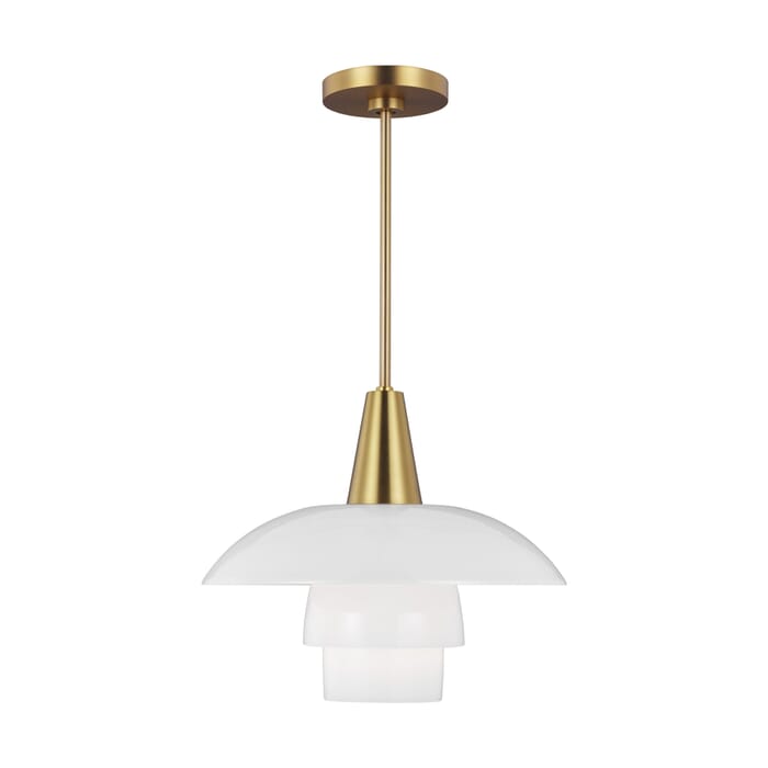 Generation Lighting Rossie Pendant Light in Burnished Brass by Ellen Degeneres Generation Lighting Rossie Pendant Light in Burnished Brass by Ellen Degeneres