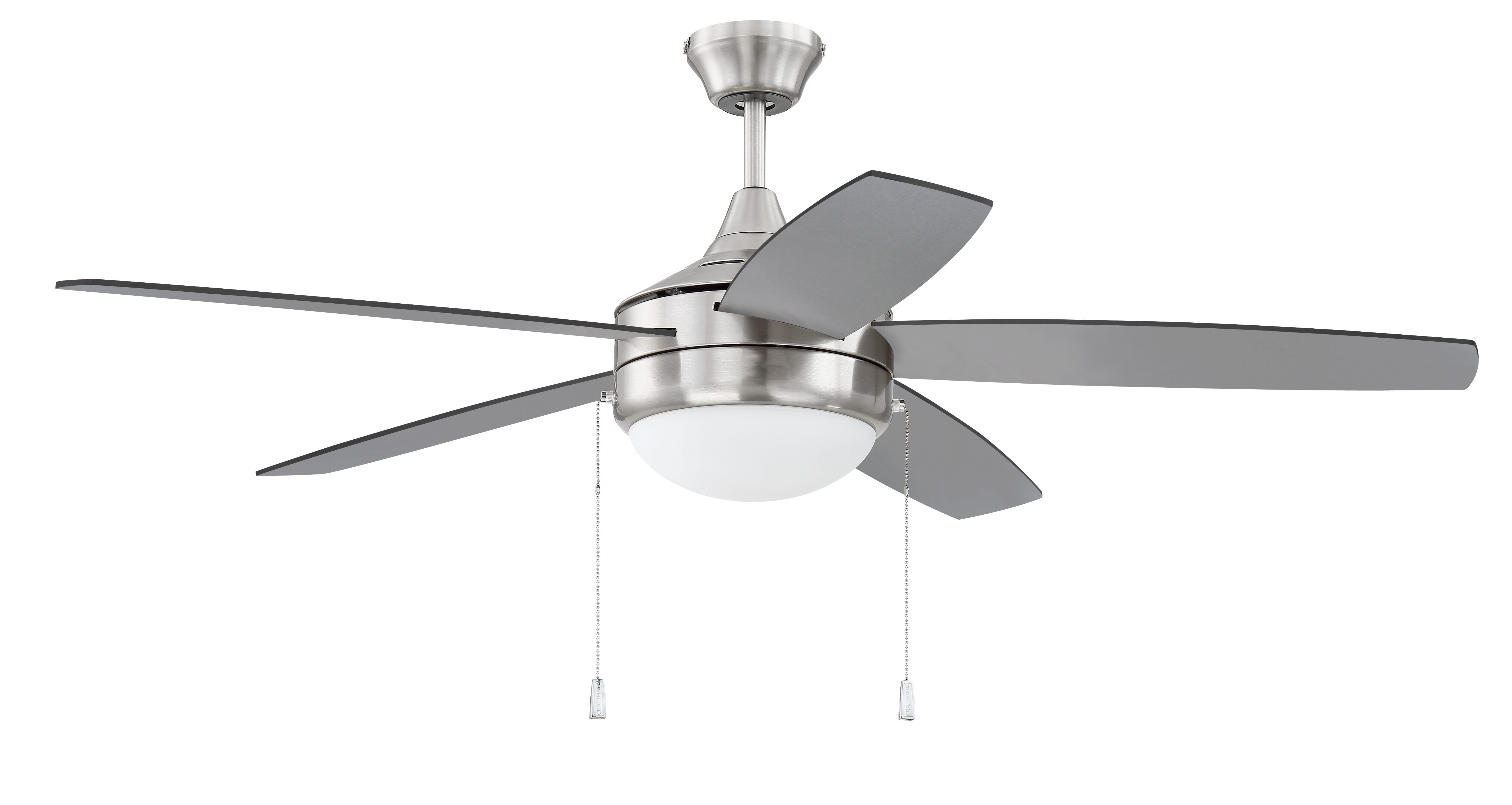 Craftmade Phaze Energy Star 5 Blade 2-Light Indoor Ceiling Fan in Brushed Polished Nickel