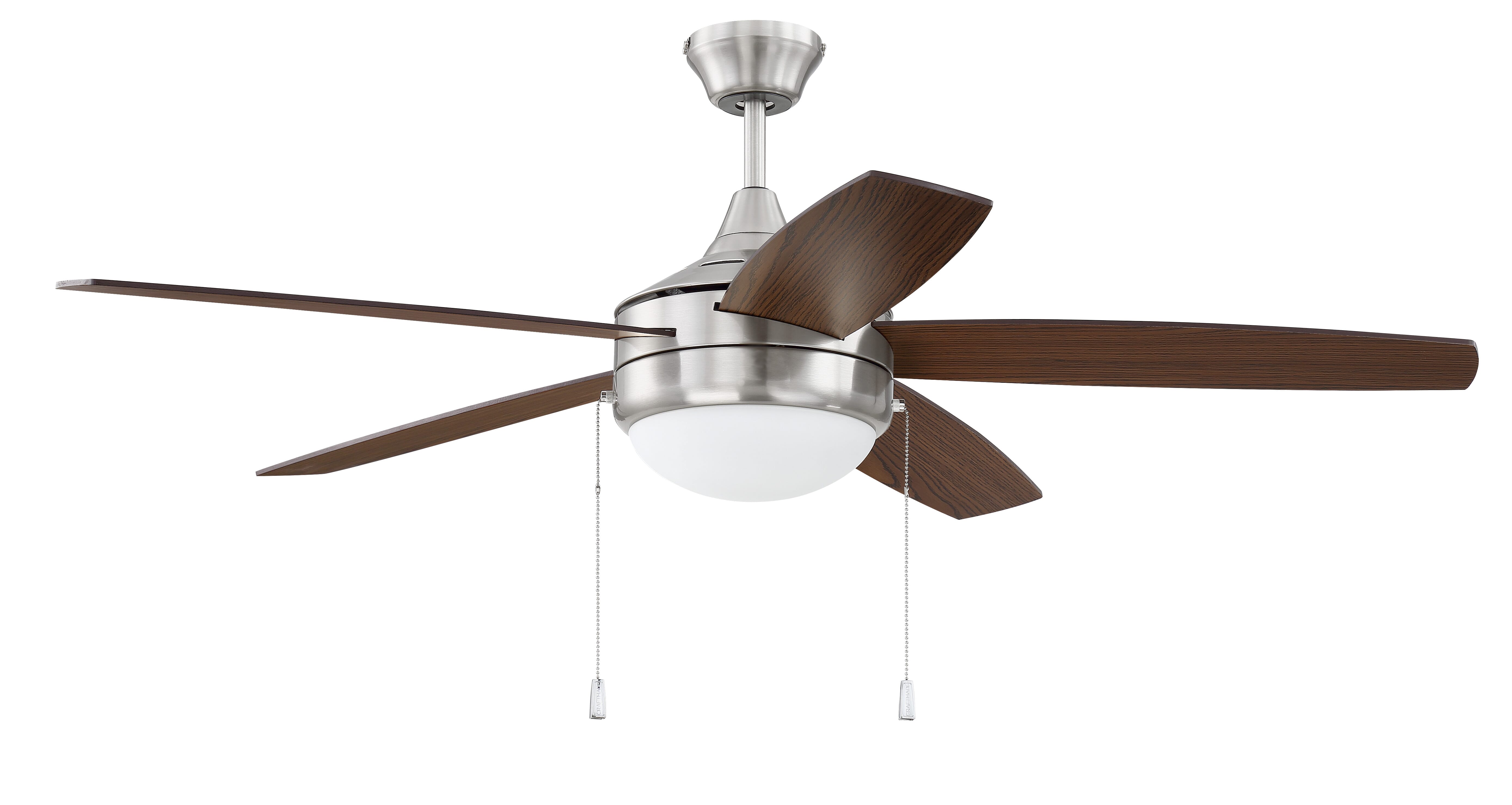 Craftmade Phaze Energy Star 5 Blade 2-Light Indoor Ceiling Fan in Brushed Polished Nickel