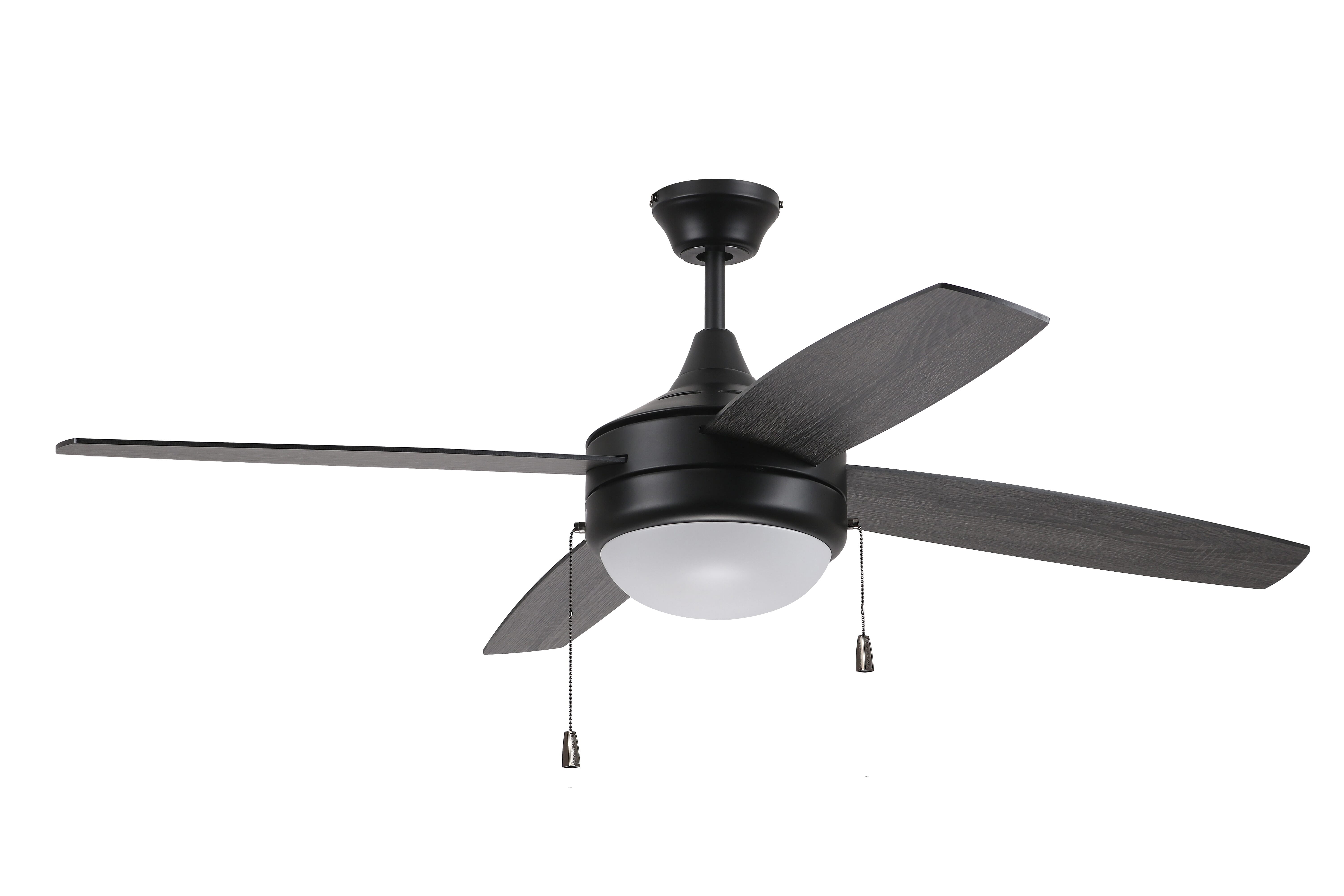 Craftmade Phaze Energy Star 4 Blade 2-Light Indoor Ceiling Fan in Flat Black