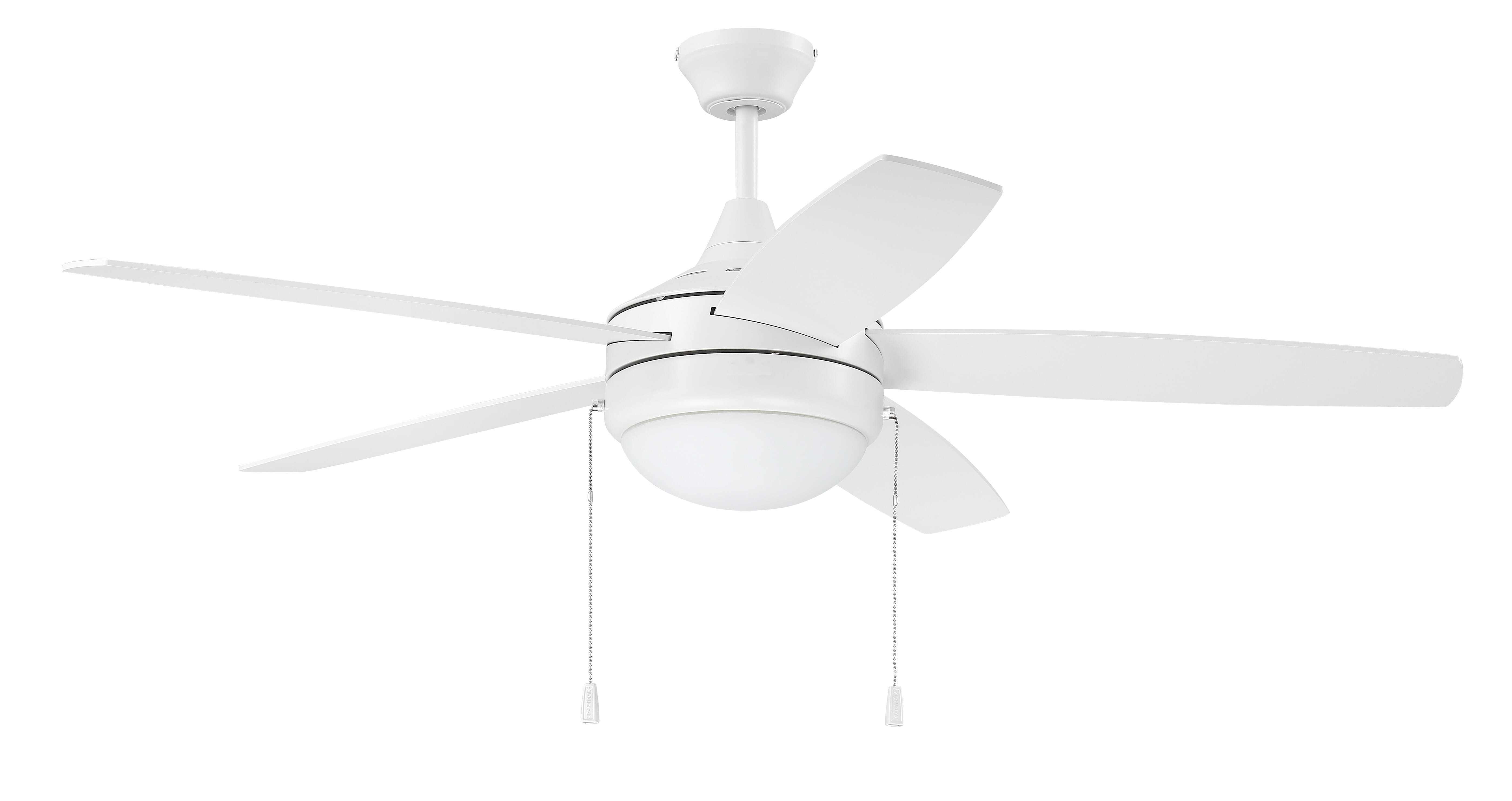 Craftmade Phaze Energy Star 5 Blade 2-Light Indoor Ceiling Fan in White