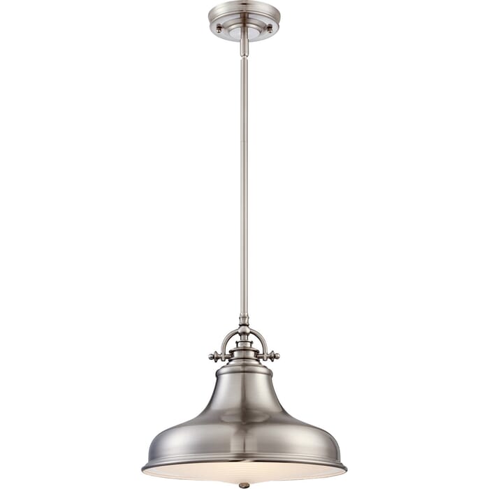Quoizel Emery 14" Pendant Light in Brushed Nickel Quoizel Emery 14" Pendant Light in Brushed Nickel