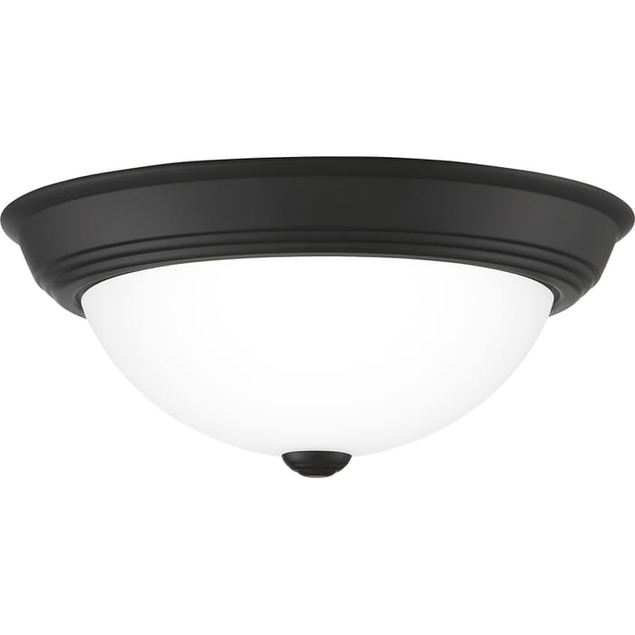 Quoizel Erwin 2-Light 13" Ceiling Light in Matte Black Quoizel Erwin 2-Light 13" Ceiling Light in Matte Black