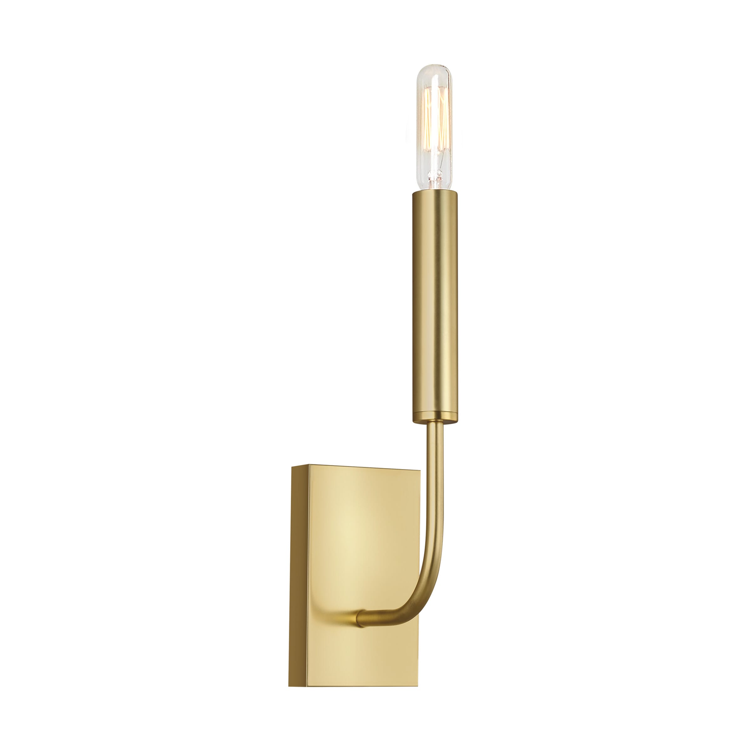 Generation Lighting Brianna Wall Sconce in Burnished Brass by Ellen Degeneres