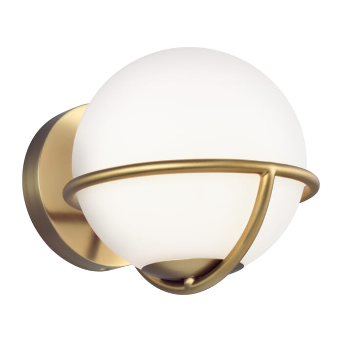 Generation Lighting Apollo Wall Sconce in Burnished Brass by Ellen Degeneres Generation Lighting Apollo Wall Sconce in Burnished Brass by Ellen Degeneres