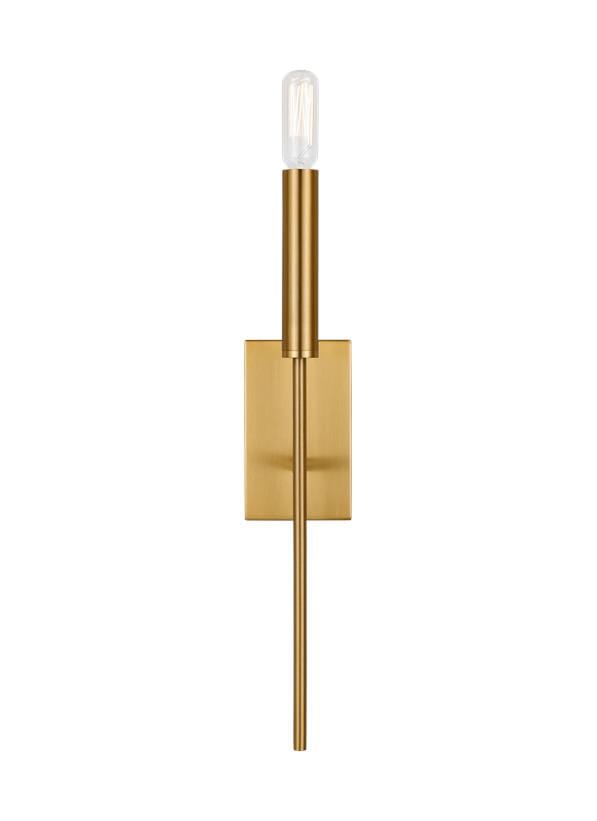 Generation Lighting Brianna Wall Sconce in Burnished Brass by Ellen Degeneres
