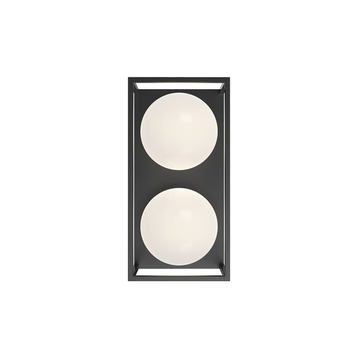 Amelia 2-Light Outdoor Wall Lantern in Black Amelia 2-Light Outdoor Wall Lantern in Black