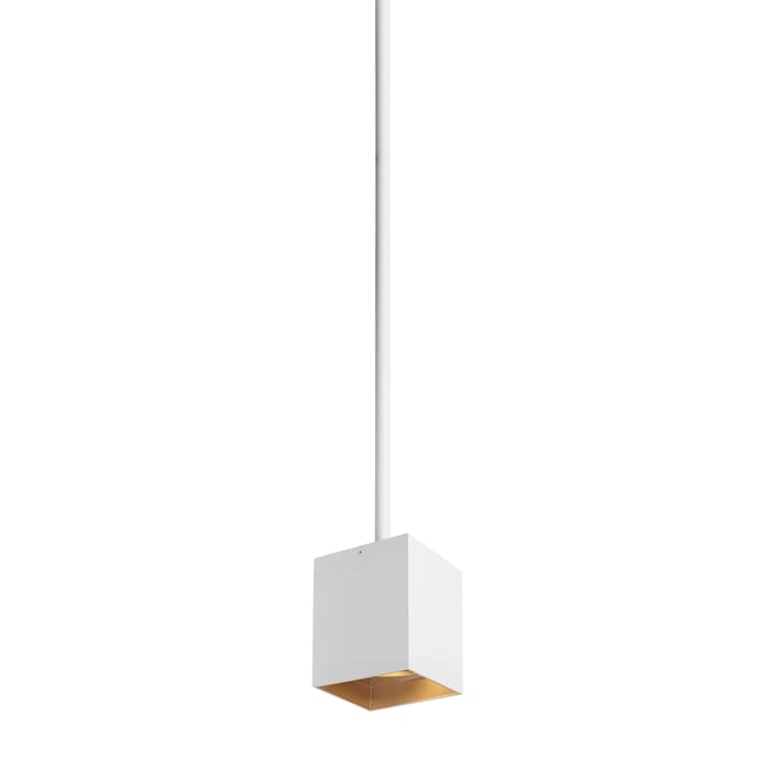 Tech Exo 3000K LED 19" Pendant Light in Gold Haze and Matte White Tech Exo 3000K LED 19" Pendant Light in Gold Haze and Matte White