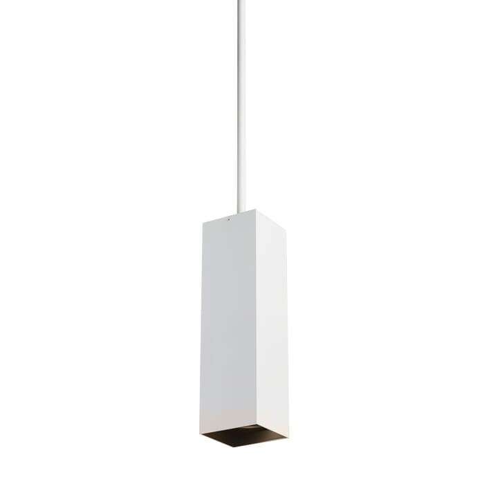 Tech Exo 3000K LED 19" Pendant Light in Black and Matte White Tech Exo 3000K LED 19" Pendant Light in Black and Matte White