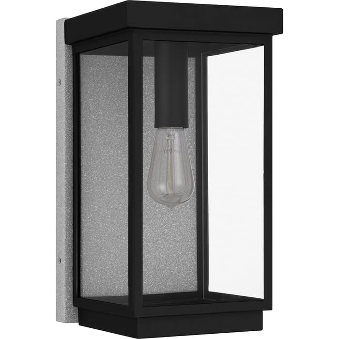 Ezra 1-Light Outdoor Lantern in Earth Black Ezra 1-Light Outdoor Lantern in Earth Black