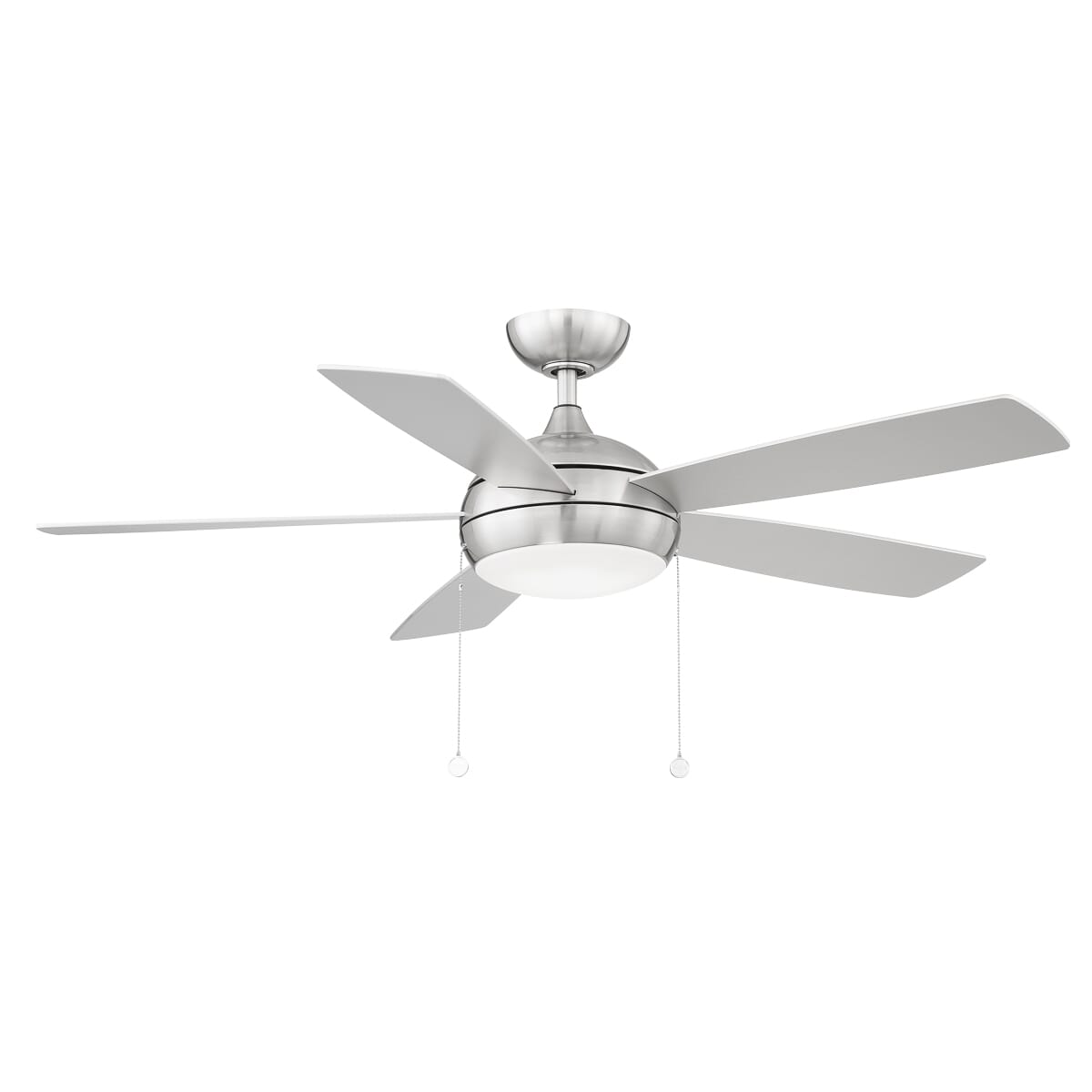 WAC Disc Ii 3000K 11" Indoor Ceiling Fan in Brushed Nickel - F-033L-BN