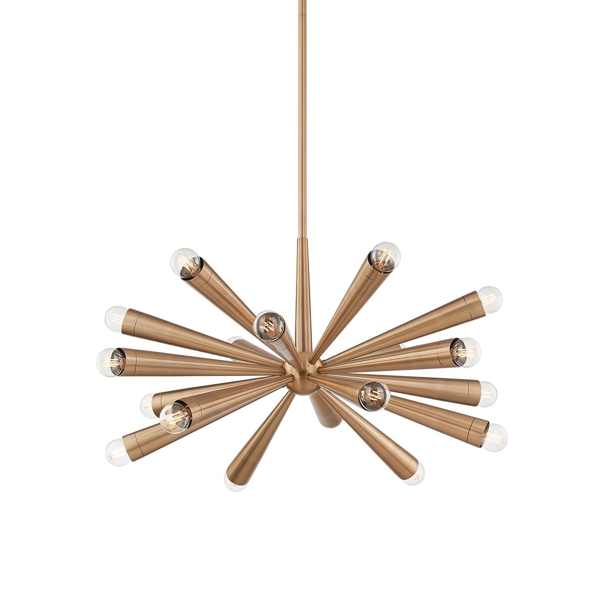 Keanu 18-Light 18 Light Chandelier in Patina Brass