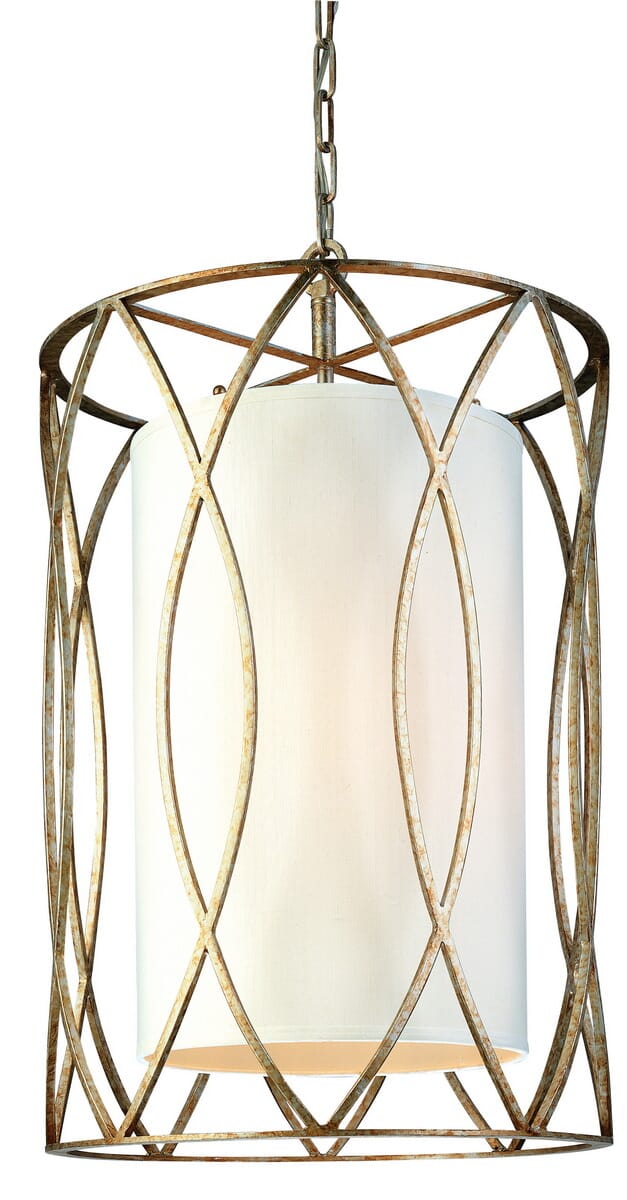Troy Sausalito 4-Light Chandelier in Silver Gold -  Troy Lighting, F1284SG