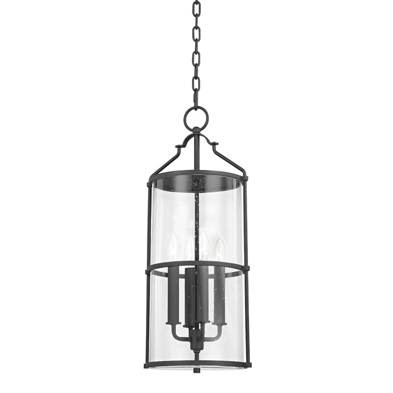 Burbank 4-Light Outdoor Lantern in Texture Black