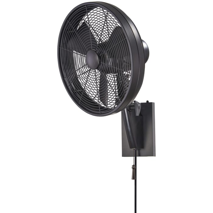 Minka-Aire Anywhere Indoor/Outdoor Oscillating Wall Fan in Matte Black Minka-Aire Anywhere Indoor/Outdoor Oscillating Wall Fan in Matte Black