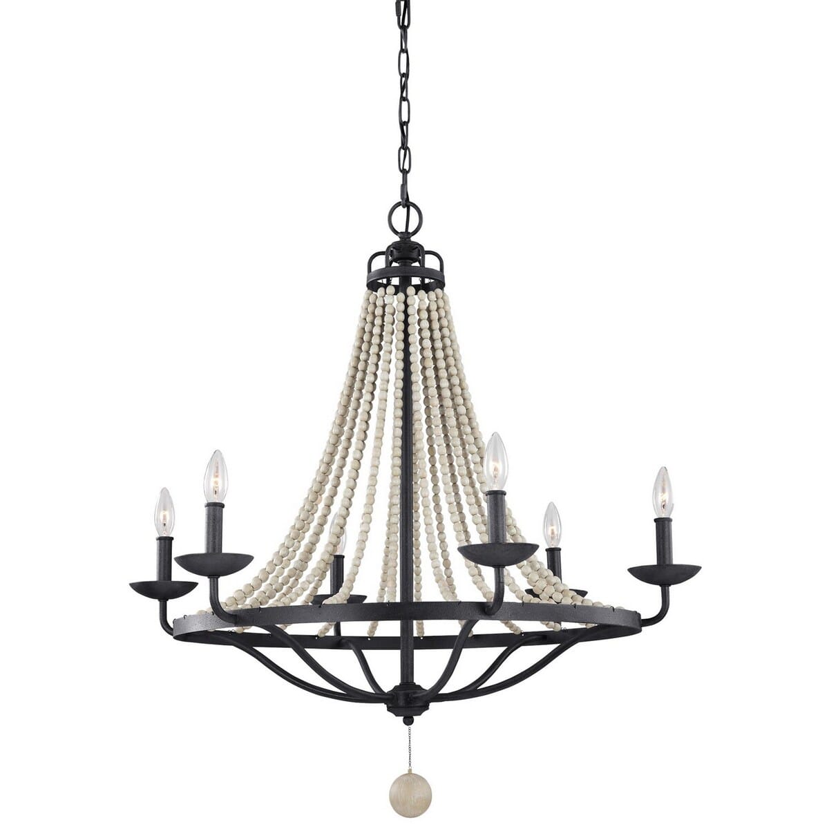 Feiss Nori beaded chandelier - LightsOnline Blog