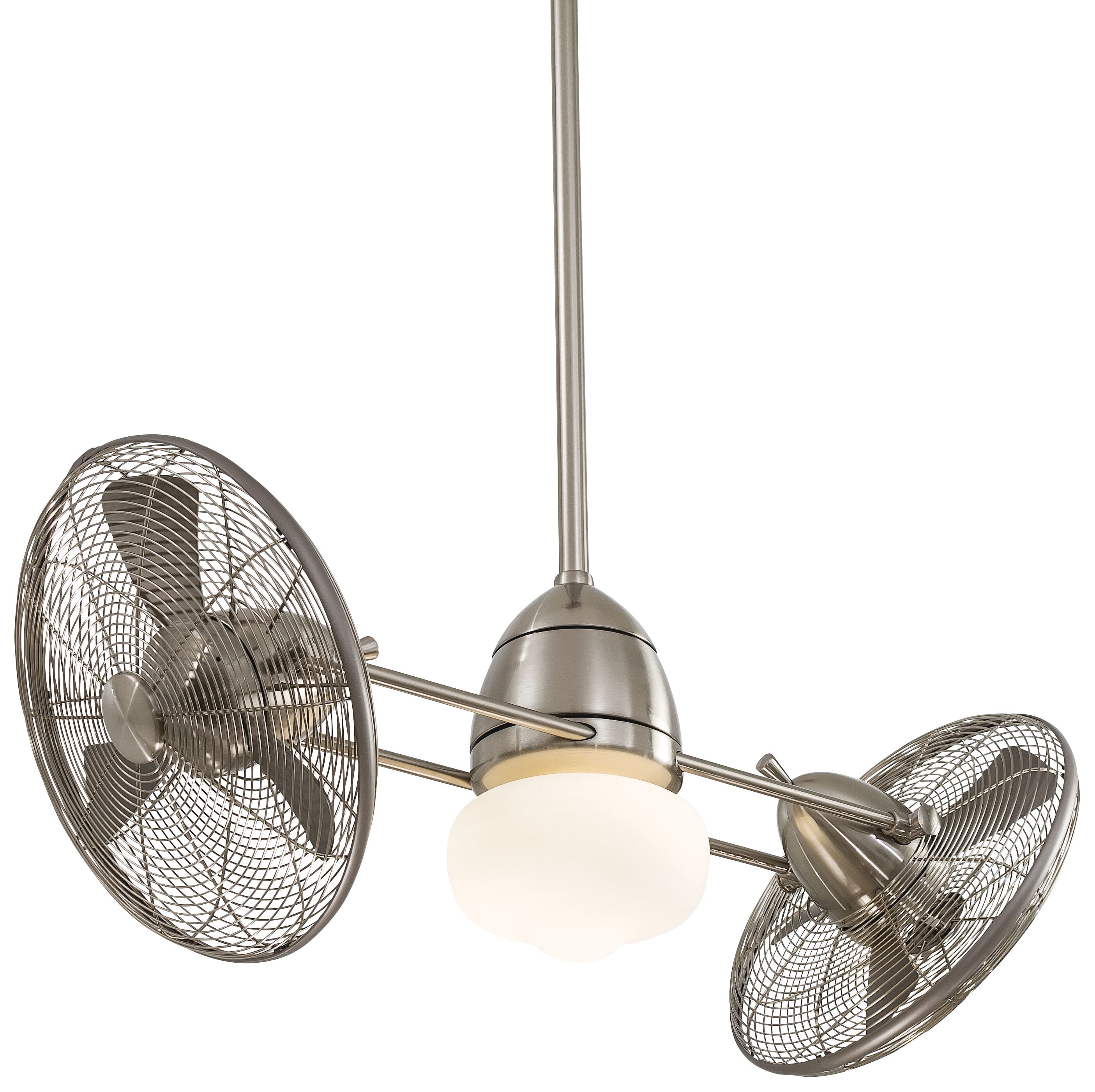 Minka-Aire Gyro Wet LED 42" Indoor/Outdoor Ceiling Fan in Brushed Nickel Wet