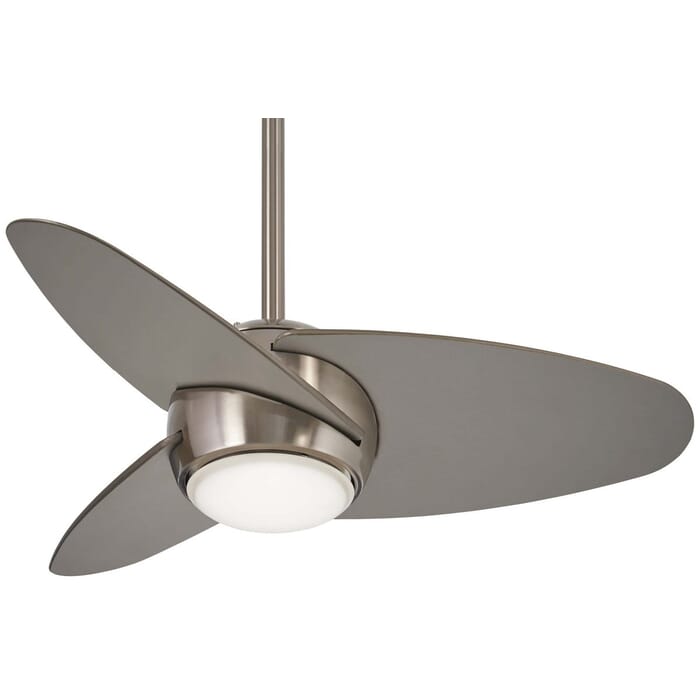 Minka-Aire Slant 36" LED Ceiling Fan in Brushed Steel Minka-Aire Slant 36" LED Ceiling Fan in Brushed Steel