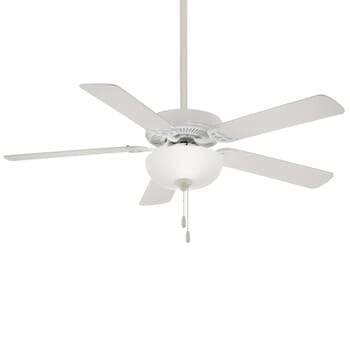 Minka-Aire Ceiling Fan with Light Kit in White