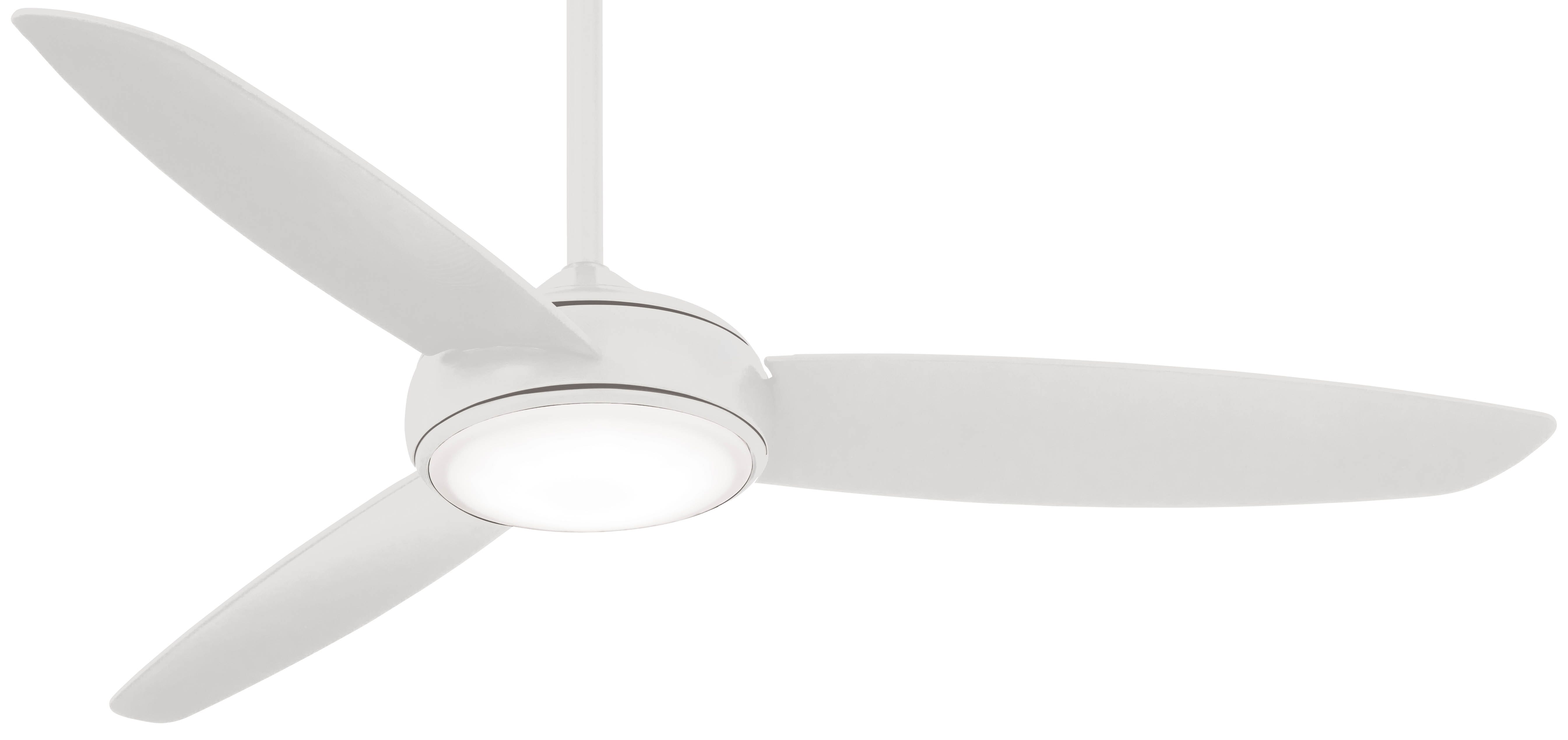 Minka-Aire Concept IV LED 54" Indoor/Outdoor Ceiling Fan in White